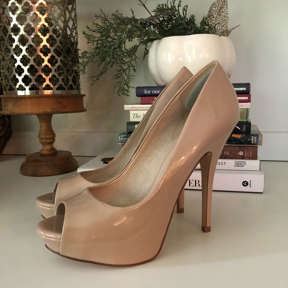 aldo peep toe pumps